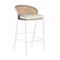 Havana Cane N-Dura Resin Wicker Outdoor Counter Stool 24 in. by Summer Classics