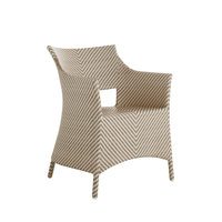 Bari N-Dura Resin Wicker Outdoor Arm Chair by Summer Classics