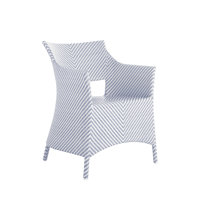 Bari N-Dura Resin Wicker Outdoor Arm Chair by Summer Classics