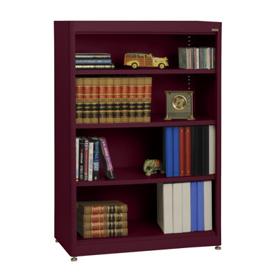 Elite Radius Edge 52" H x 36" W Steel Standard Bookcase by Sandusky Cabinets