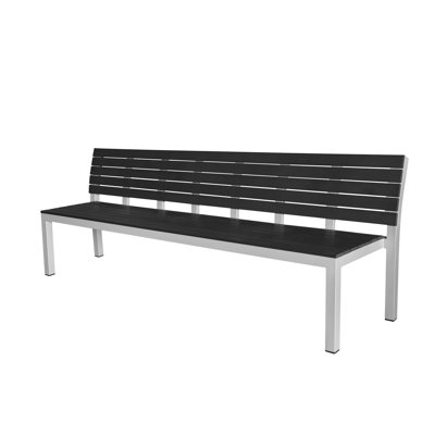 Vienna High-Back Aluminum Garden Bench by DecoScape