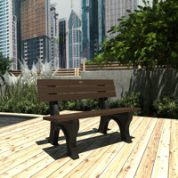 Angelyna Aurora Park Bench by Highland Dunes