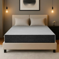 10-inch All Foam Mattress, cooling memory foam for pressure relief, breathable knitted cover, medium plush feel - by Alwyn Home