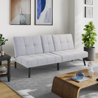 Lumira Serta Lisbon 65" Cup Holder Convertible Sofa by Serta