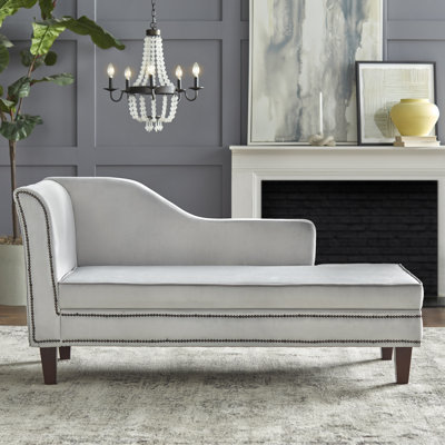 Elvester One Right-Arm Rolled Arms Chaise Lounge with Storage by House of Hampton