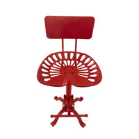 Delaney Adjustable Height Tractor Seat Bar Stool by 17 Stories