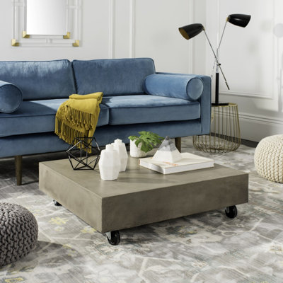 Hedda Wheel Coffee Table by 17 Stories