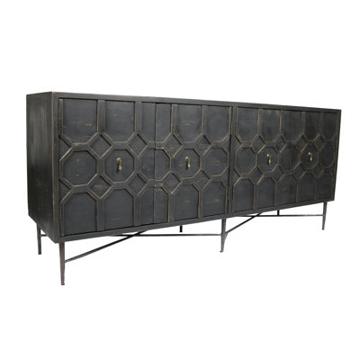 Jillian 71" Wide Pine Wood Sideboard by Trent Austin Design