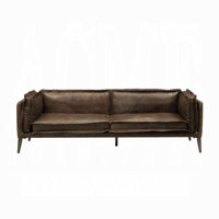 Diep Pillow Top Arm Sofa in Distress Chocolate by 17 Stories