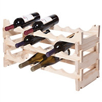 18 Bottle Floor Wine Bottle Rack by Symple Stuff