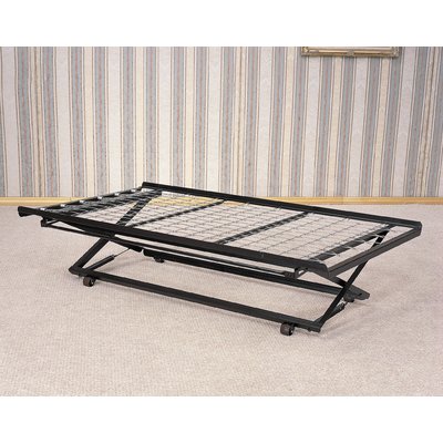Ethan Twin Pop Up Trundle Bed with Rollers by Symple Stuff