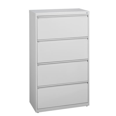 Troy 4-Drawer Lateral Filing Cabinet by Inbox Zero