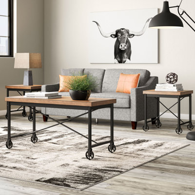 Canisteo 3 Piece Coffee Table Set by Williston Forge