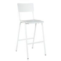 M-94515 Metal Outdoor Bar Stool Frosted Black by Taiga Furnishings