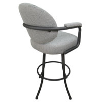 Ivette Counter Stool 26" Hemsath Slate - Grey by Winston Porter