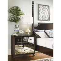 Royal Kahala Starlight Mirrored Nightstand by Tommy Bahama Home