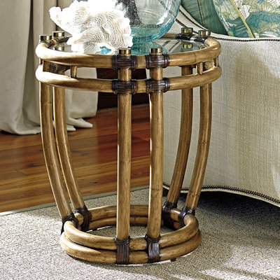 Twin Palms Turtle Beach End Table
