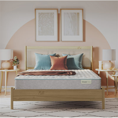 BeautySleep Slumberscape 11.5" Firm Quilted Mattress Set with Low Profile 6" Foundation by Beautyrest
