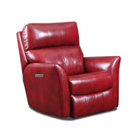 Stardust Leather Power Headrest Rocker Recliner by Southern Motion