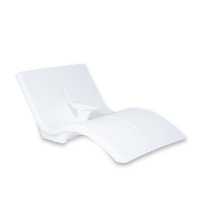 Step2 White Vero Loveseat Double Chaise Pool Lounger and Chair by Step2
