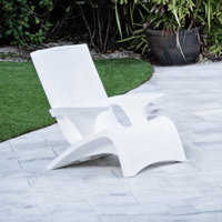 White In-Water Adirondack Patio and Pool Chair by Step2