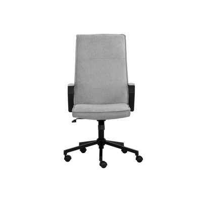 SWANSON OFFICE CHAIR - POLO CLUB STONE / BRAVO METAL - Grey
