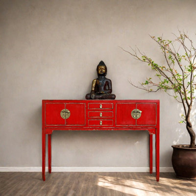 Classical Aged Console Table by Trentastic Trails