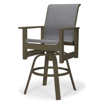 Leeward MGP Sling Bar Height Swivel Arm Chair by Telescope Casual