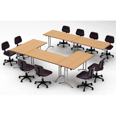 Rectangular Conference Table by TeamWORK Tables