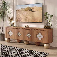 Wind light luxury solid wood TV cabinet by The Invincibles home