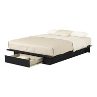 Primo Full Platform Bed With Drawer by South Shore