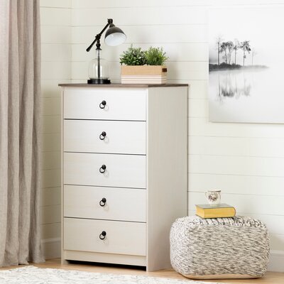 Plenny 5 Drawer 29.75" W Chest