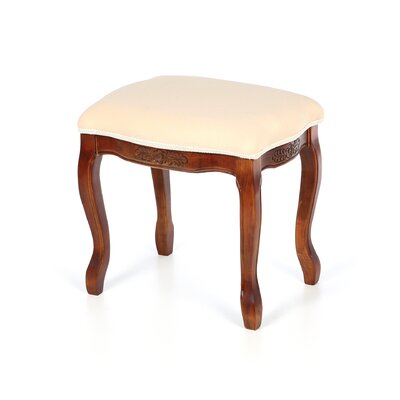 Apisan Solid Wood Vanity Stool by Lark Manor