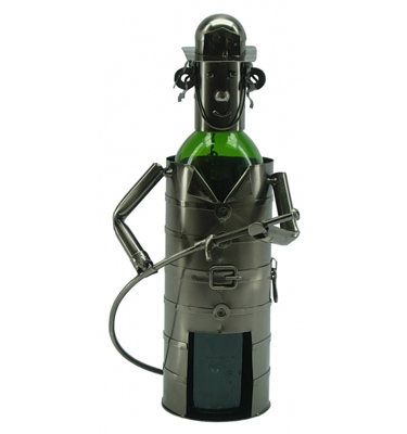 Fireman 1 Bottle Tabletop Wine Bottle Rack by Wine Bodies
