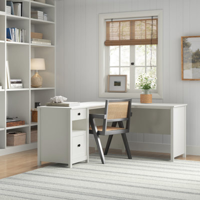 Conner L-Shape Executive Desk by Inbox Zero
