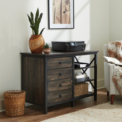 Annie Steel 3 - Drawer Filing Credenza by Steelside
