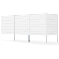 4 ft. H x 8 ft. W Vinyl Privacy Screen by Topbuy