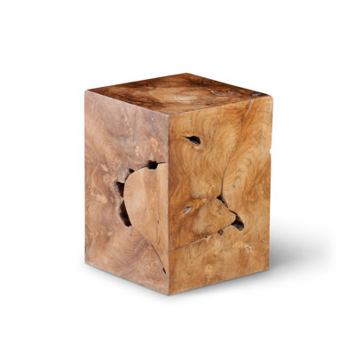 Teak Square Accent Stool
