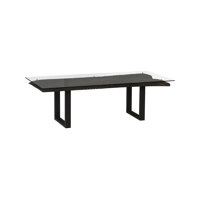 Chainsaw Dining Table with Glass by Phillips Collection