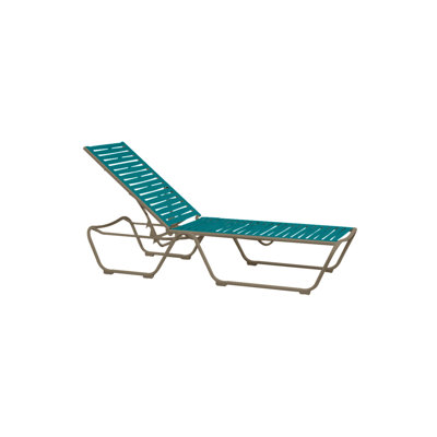 Millennia EZ Span™ 82.5" Long Reclining Single Chaise Lounge by Tropitone