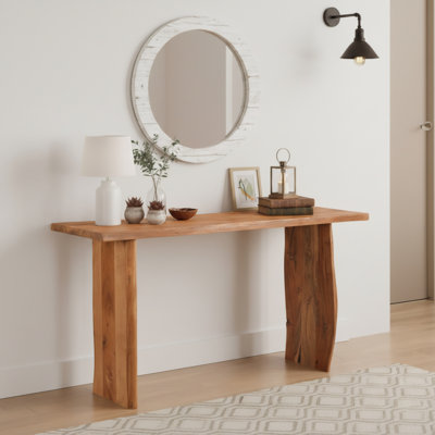 Finneytown 57" Solid Wood Console Table by Loon Peak
