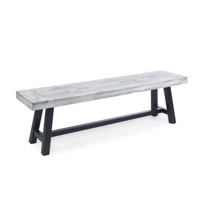 Eules Wood Picnic Bench by Gracie Oaks