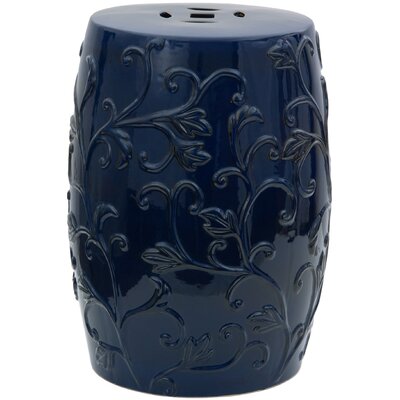 Wicksham Flowers Porcelain Garden Stool