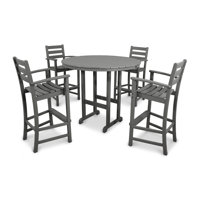 POLYWOOD Monterey Bay 5-Piece Round Bar Set