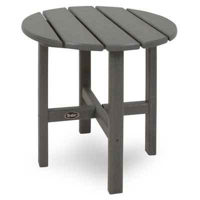 POLYWOOD Cape Cod Round 18" Side Table by Trex Outdoor