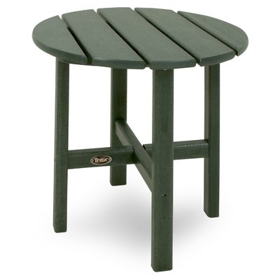 POLYWOOD Cape Cod Round 18" Side Table by Trex Outdoor