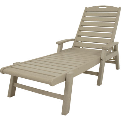 POLYWOOD Yacht Club Chaise with Arms - Stackable by Trex Outdoor