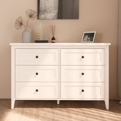 Wilma 6 Drawer Double Dresser For Bedroom by Latitude Run