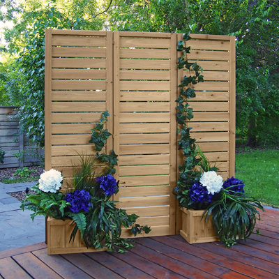 Fusion Privacy Planter Screen by Yardistry