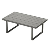 Outdoor modular aluminum patio conversation set by Wildon Home